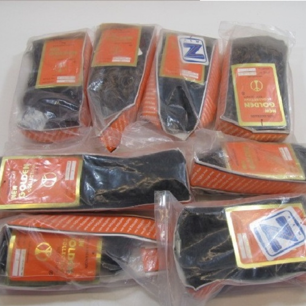 8 New Golden 100% Synthetic Hair